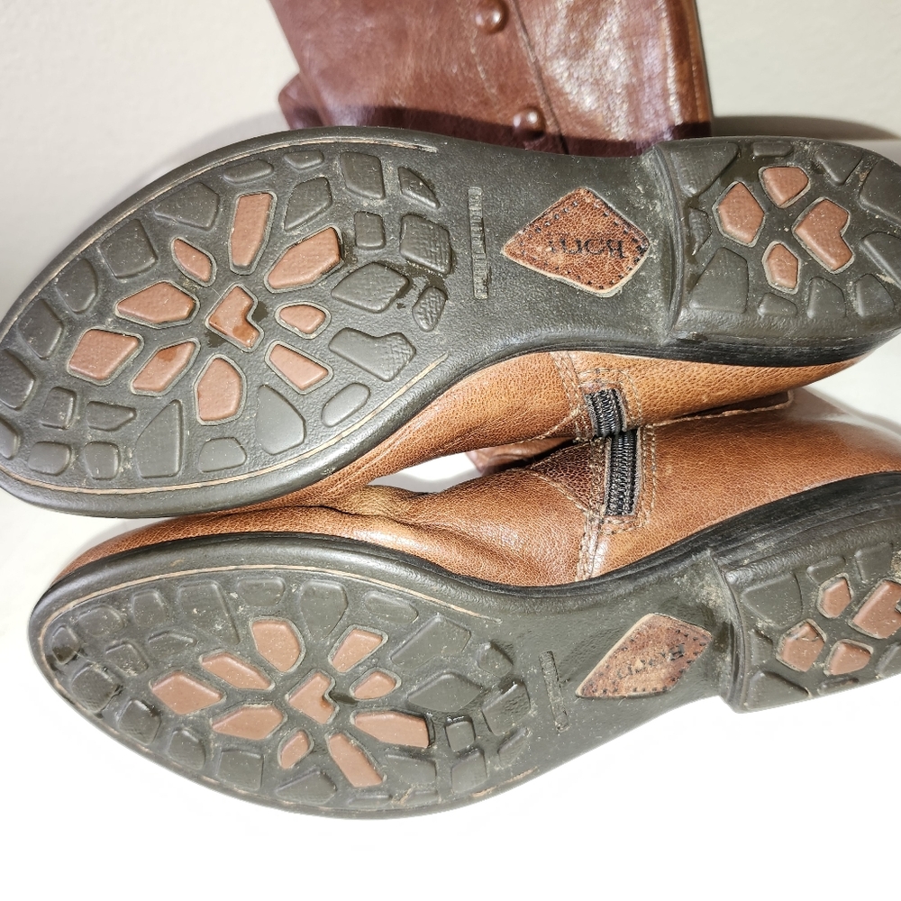 Born Women's Brown Leather Riding Boots